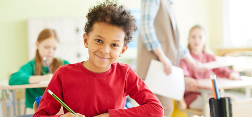 Boy Smiling After ADHD Testing near Pontiac MI