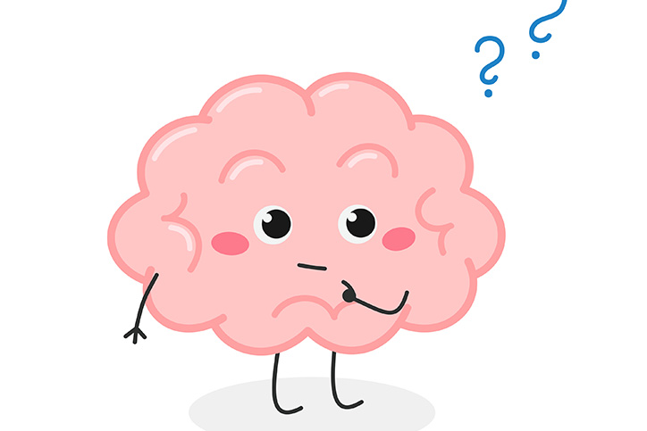 Brain with Question Marks