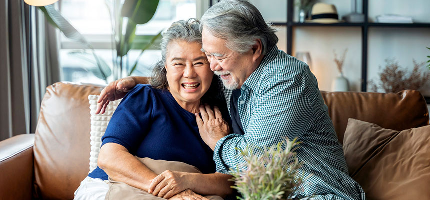 Asian couple