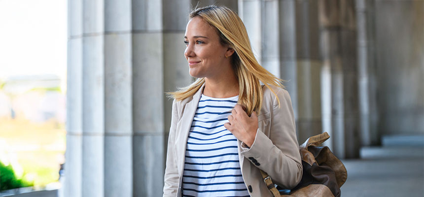 Woman walking
